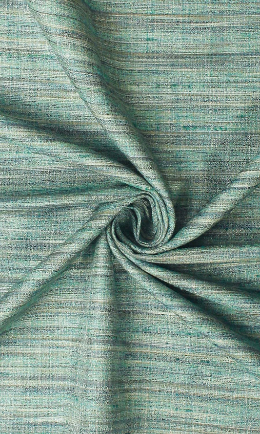 Faux Silk Drapery (Blue-Green)