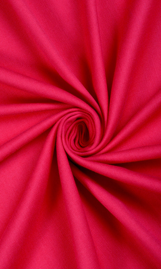 Made To Measure Plain Drapery (Raspberry Red)