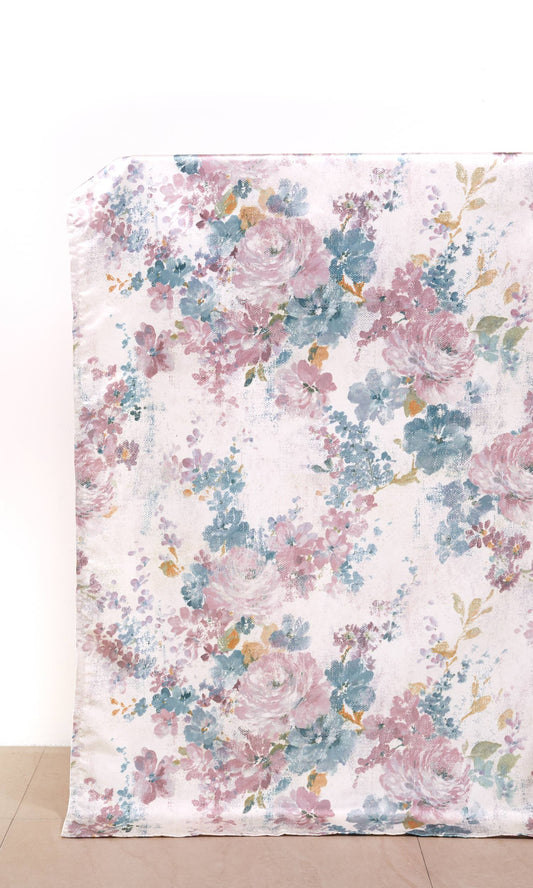 Floral Drapery (Pink/ Lilac/ Blue/ White)