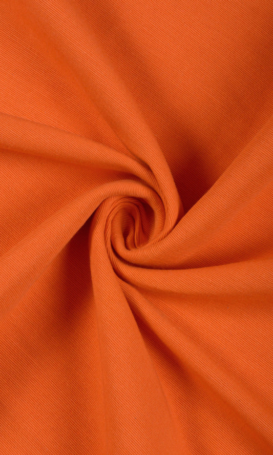 Made to Measure Cotton Drapes (Orange)