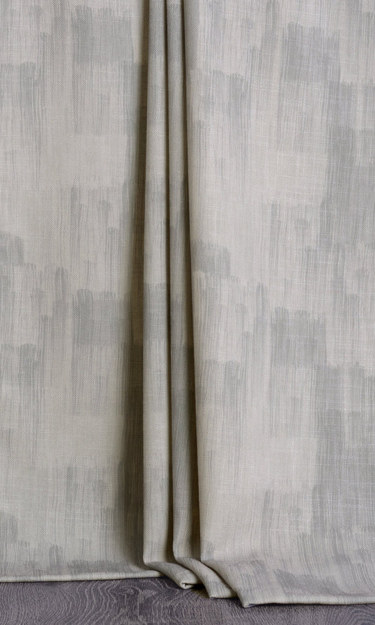 Watercolor Effect Curtains/ Drapes (Pale Gray)