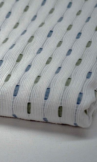 Custom Cotton Home Décor Fabric Sample (White)