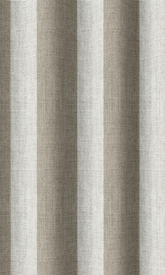 Modern Striped Print Home Décor Fabric By the Metre (Beige/ Grey)