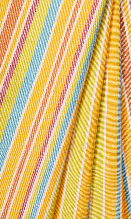 Made to Measure Cotton Curtains (Yellow)