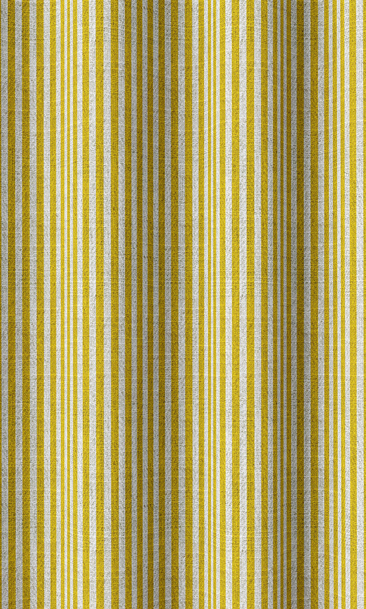 Custom Striped Home Décor Fabric By the Metre (Yellow)