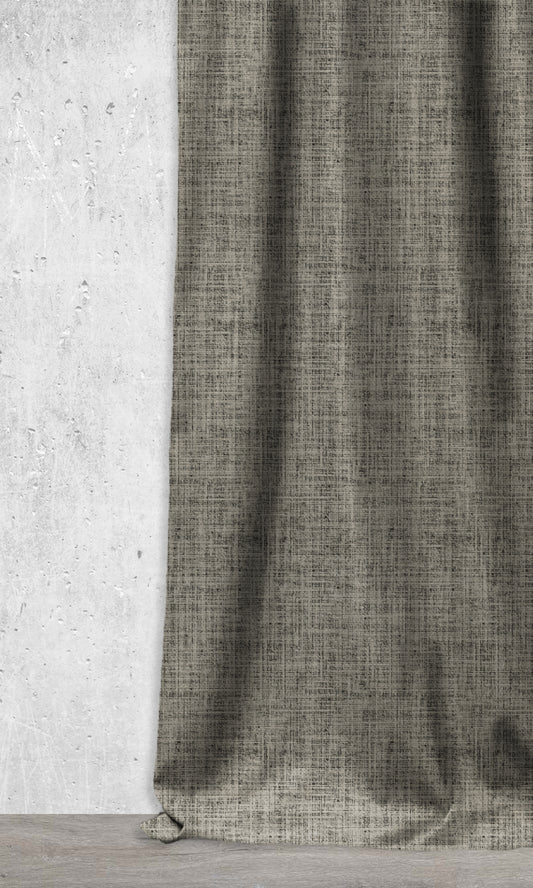 Window Home Décor Fabric By the Metre (Grey/ Black)