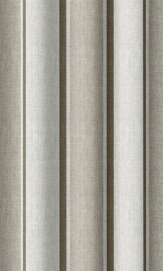 Modern Striped Print Home Décor Fabric Sample (Beige/ Brown)