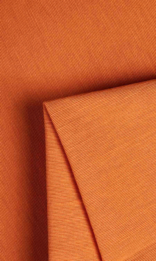 Made to Measure Cotton Drapes (Muted Orange)