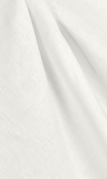 Custom Cotton-Linen Blend Home Décor Fabric Sample (White)