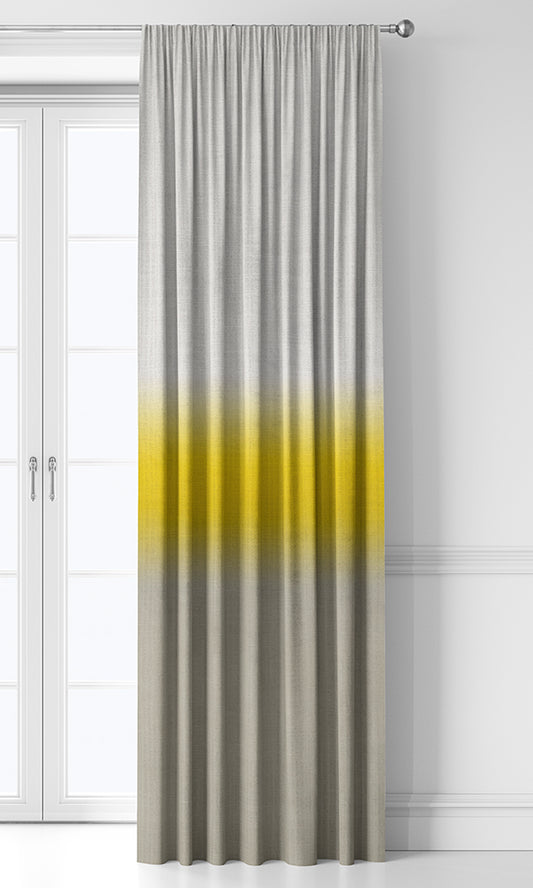 3-Tone Ombre Drapery (Yellow/ Beige)