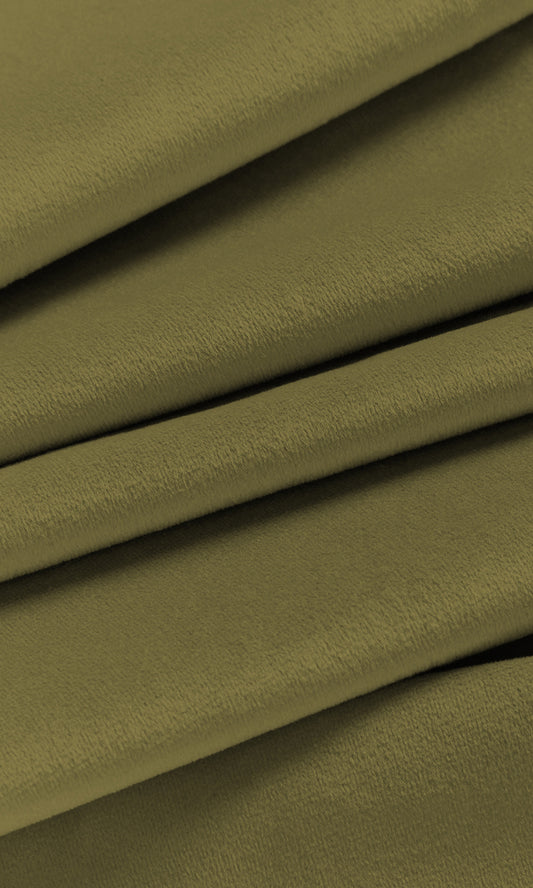 Velvet Curtain Panels (Green)