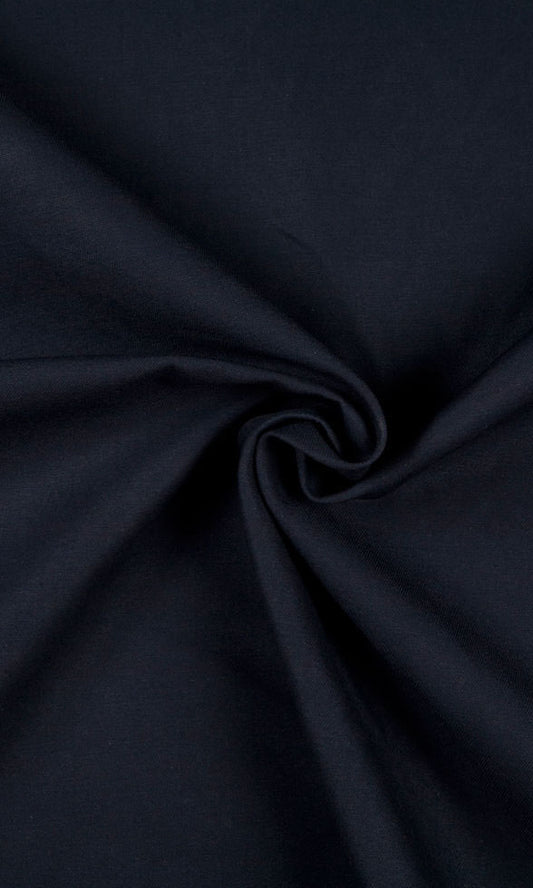 Custom Cotton Home Décor Fabric Sample (Navy Blue)