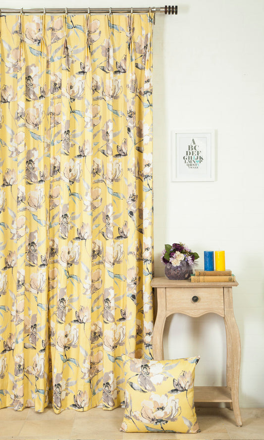 Made-to-Order Custom Curtains (Yellow)