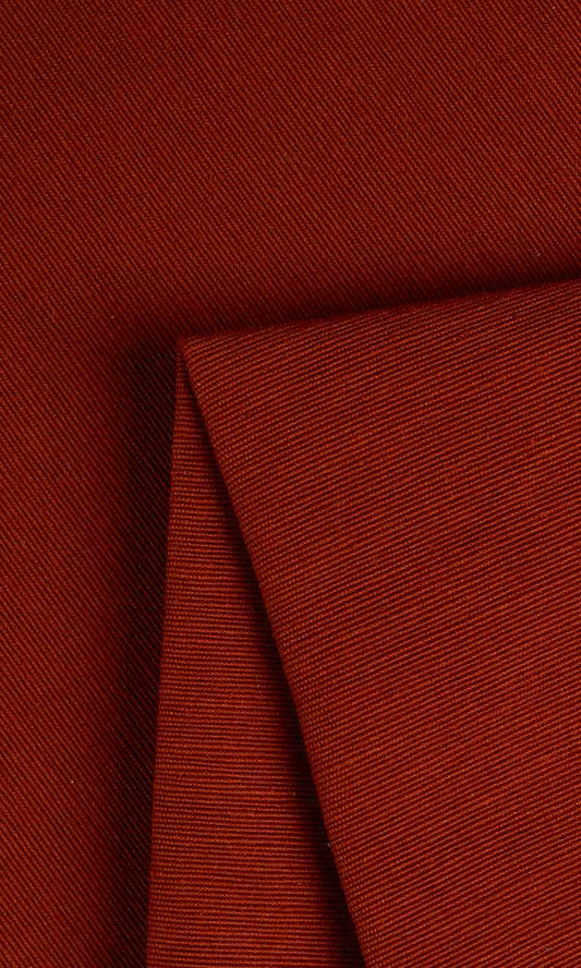 Made to Measure Cotton Drapes (Copper Orange)