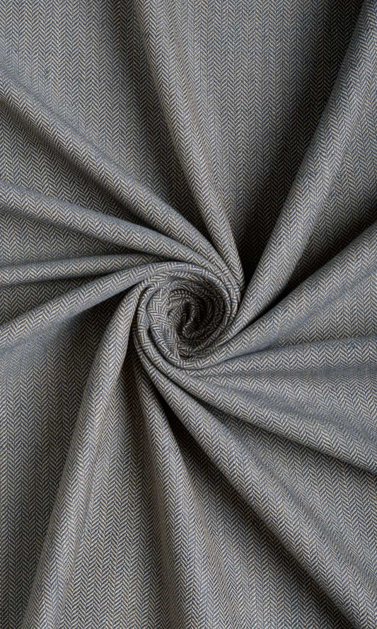 Herringbone Home Décor Fabric By the Metre (Navy Blue/ Brown/ Grey)