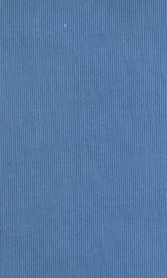 Custom Cotton Window Curtains/ Drapes (Plain Blue)