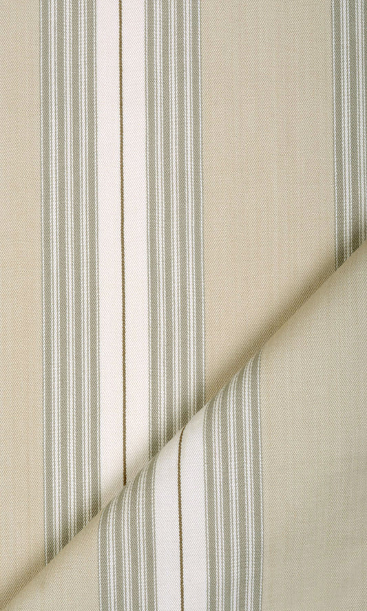 Cotton Curtains (Beige/ White)