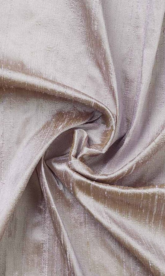 Dupioni Silk Curtains (Silvery Pink)