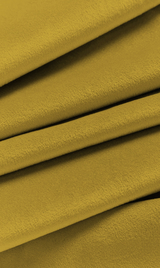 Custom Velvet Home Décor Fabric Sample (Yellow)