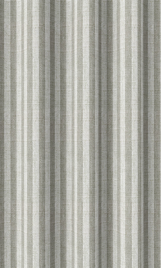 Modern Striped Custom Window Drapery (Grey/ White)