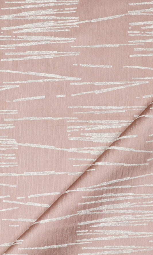 Abstract Patterned Curtains (Blush Pink)