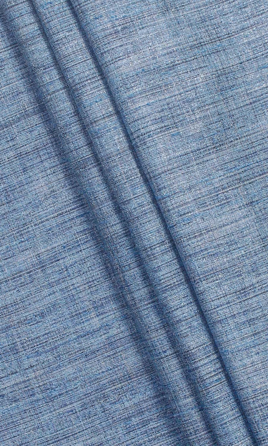 Textured Curtains (Denim Blue)