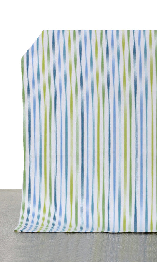 Custom Cotton Curtains (Blue/ Green/ Yellow)