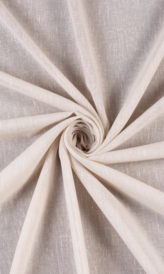 Plain Sheer Curtains (Grei-ge / Warm Ivory)