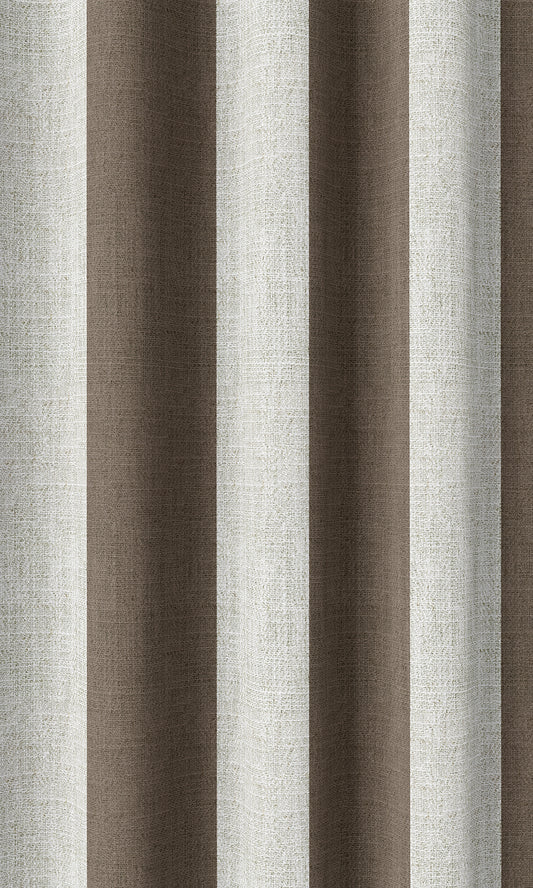 Geometric Print Home Décor Fabric Sample (Brown/ White)