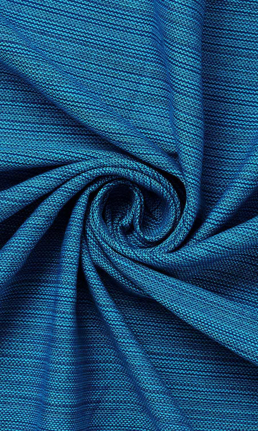 Made to Measure Cotton Home Décor Fabric By the Metre (Blue)