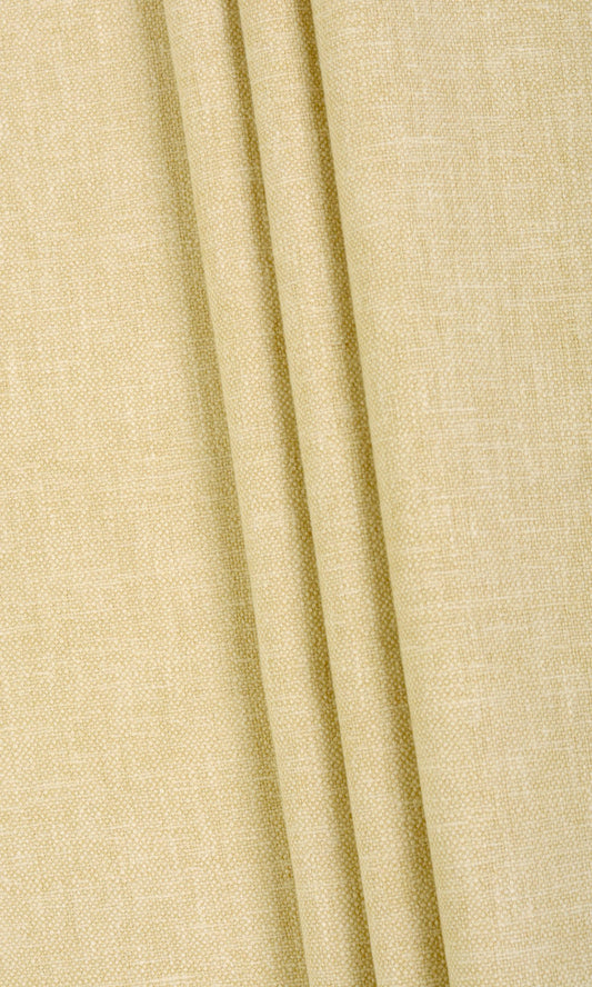 Linen Blend Home Décor Fabric Sample (Pale Yellow)