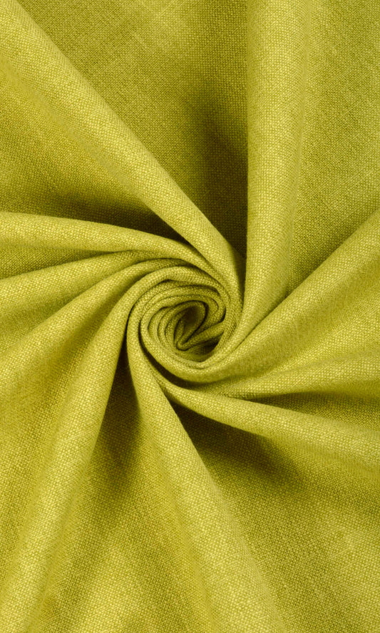 Linen Blend Curtain Panels (Green)