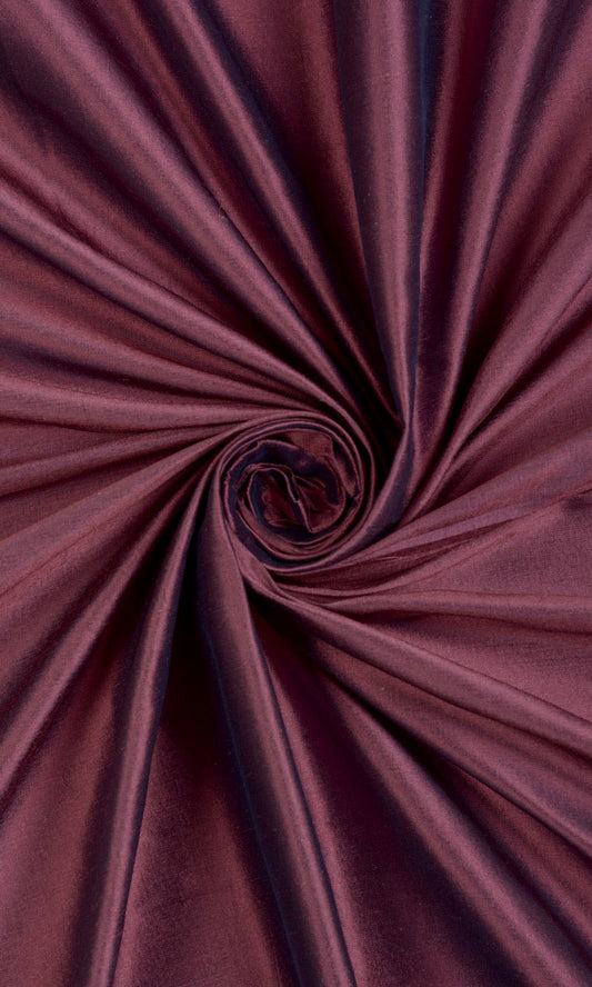 Shantung Silk Drapery (Wine Purple)