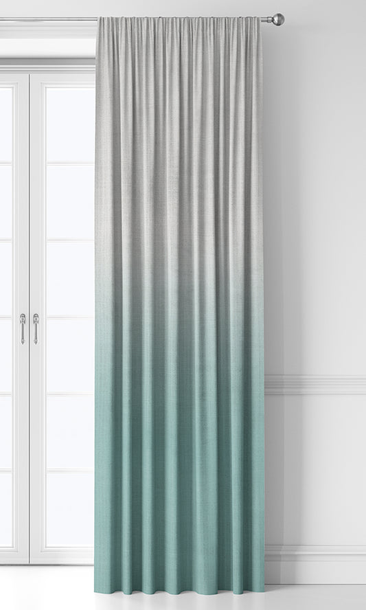 2-Tone Ombre Home Décor Fabric Sample (Blue)