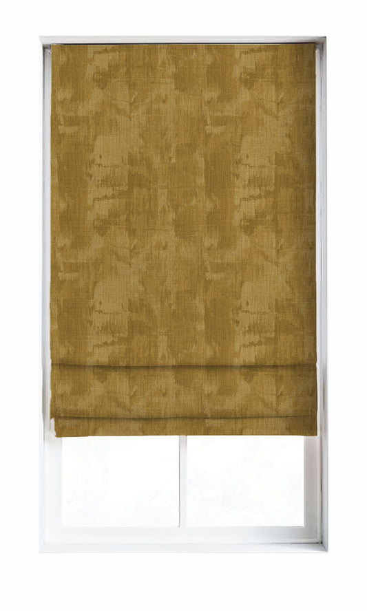 Modern Striped Window Drapes (Yellow/ Brown)