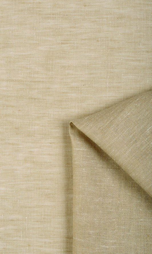 Linen Sheer Curtain Panels (Brown)