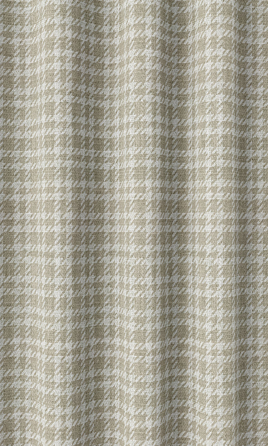 Striped Print Home Décor Fabric Sample (Sand Beige/ White)