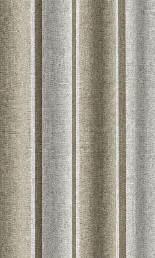 Modern Striped Curtains (Beige/ White)