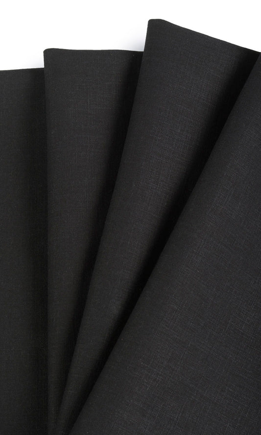 Poly-Cotton Curtains (Charcoal)