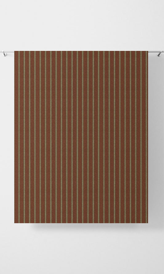 Modern Striped Curtains (Red)