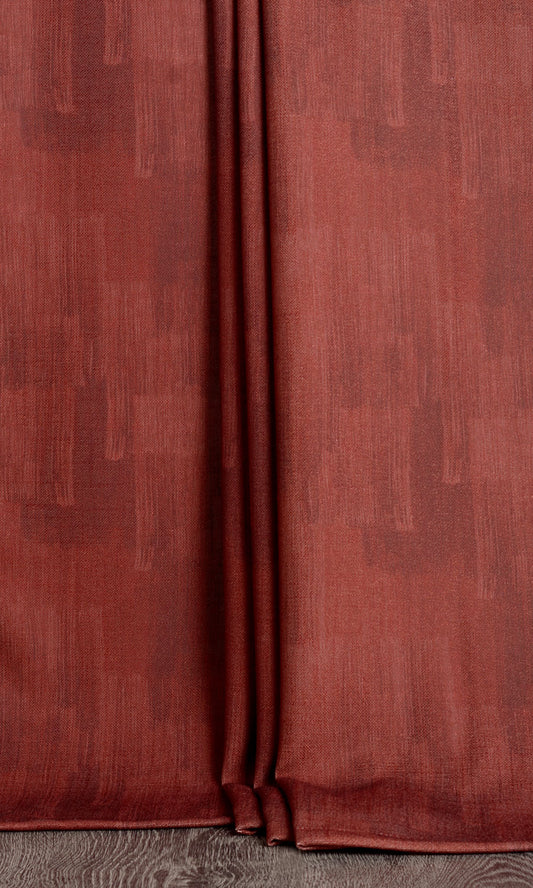 Watercolor Effect Curtains/ Drapes (Burgundy Red)