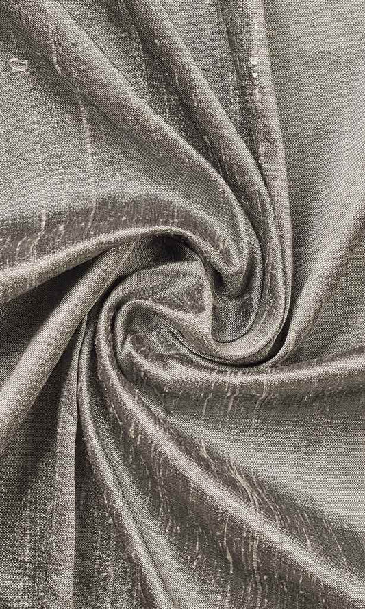 Pure Silk Curtains (Taupe Grey)