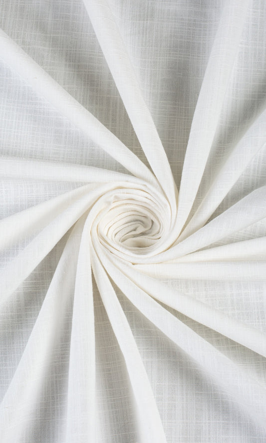 Plain Custom Home Décor Fabric By the Metre (White)