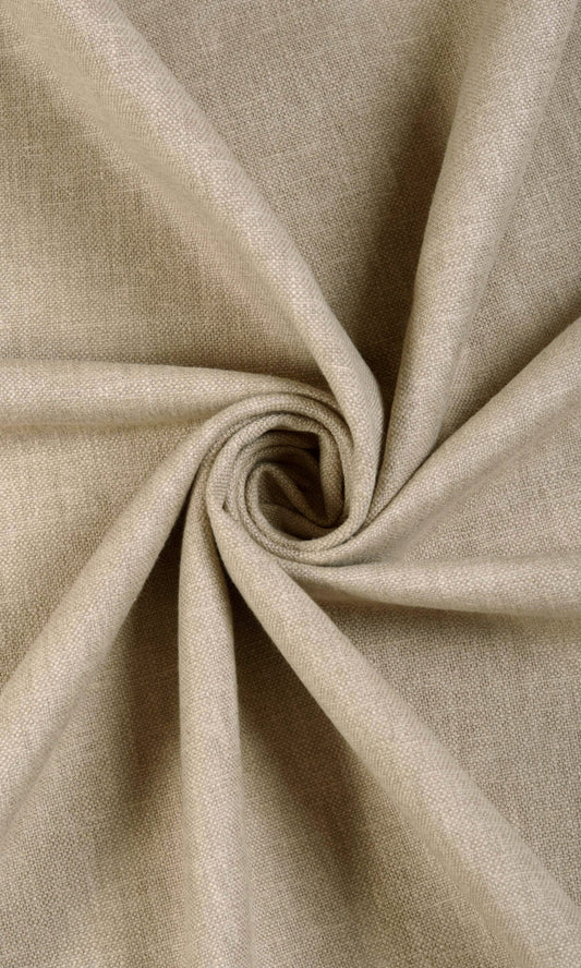 Linen Blend Custom Size Home Décor Fabric By the Metre (Soft Brown)