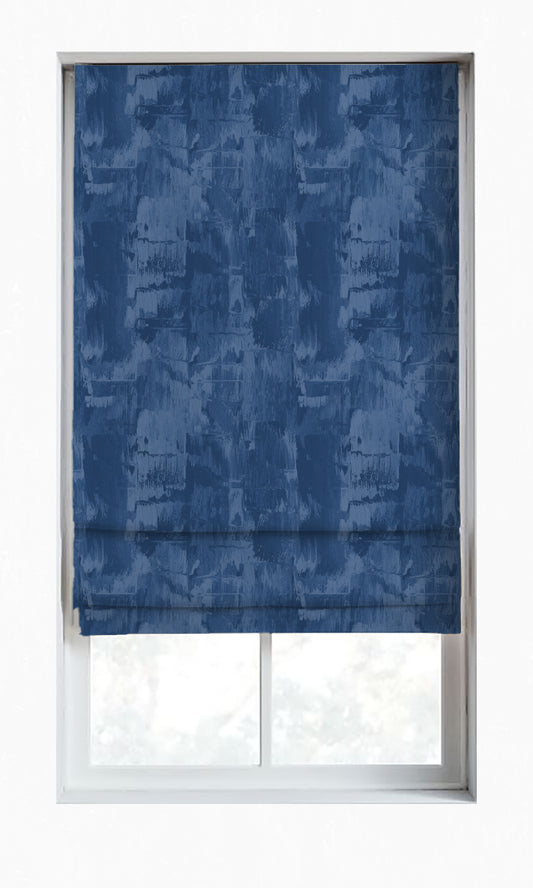 Room Darkening Window Home Décor Fabric Sample (Cobalt/ Denim Blue)