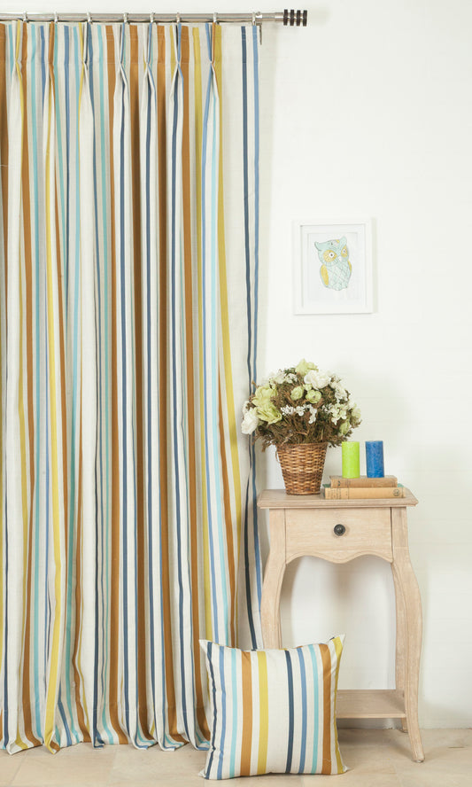 Made to Measure Drapes (Blue/ Yellow/ Orange)