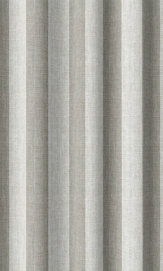 Modern Striped Custom Home Décor Fabric By the Metre (Grey/ White)