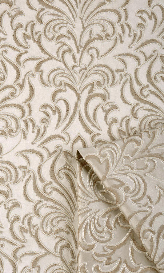 Made-to-Measure Window Home Décor Fabric Sample (Beige/ Brown)