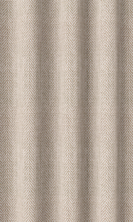 Herringbone Drapery (Blush Pink/ White)