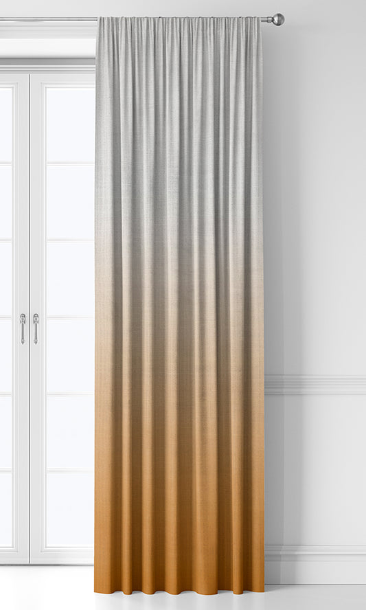 2-Tone Ombre Curtain Panels (Orange)